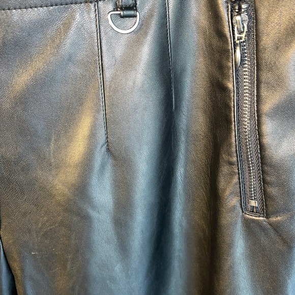 The Limited Faux Leather Black Pants Starry‎ Night Size 16 - Picture 2 of 6